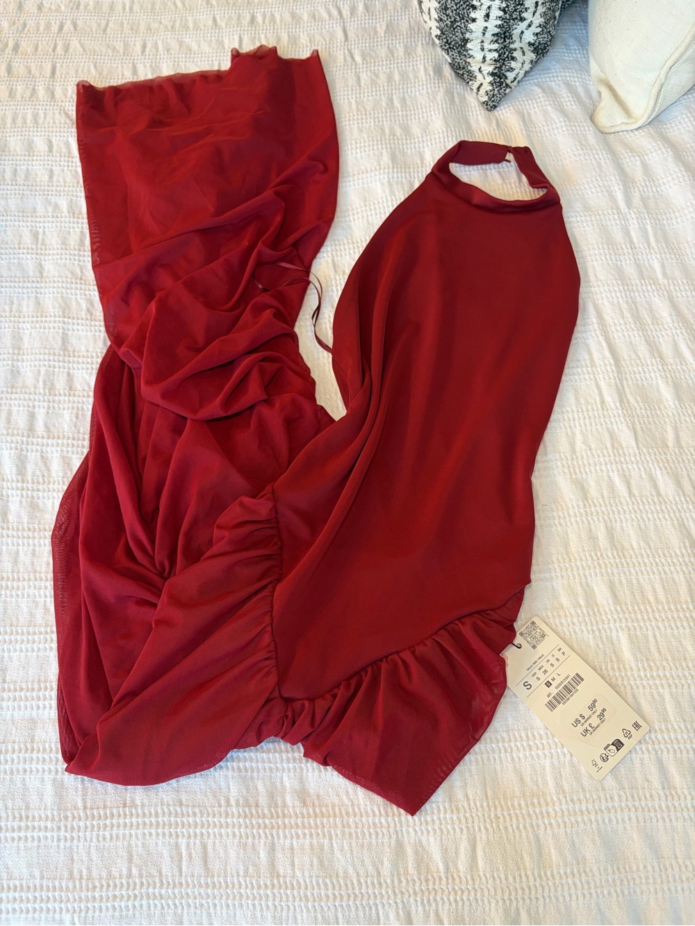 Zara Red Halter Neck Women’s Dress